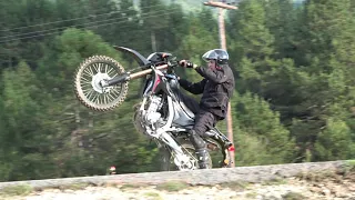 Practice Wheelie   HONDA CRF250L with FMF exhaust