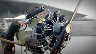 Morane Saulnier with Vickers Mk 1 - radial engine Verner Scarlett 9S