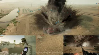 20 IED's on a drone | 3 perspectives