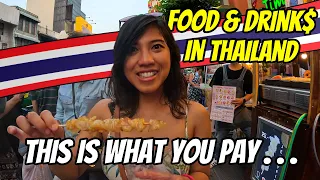 PRICES OF FOOD & DRINKS in THAILAND 🇹🇭 (Still CHEAP in 2023?)