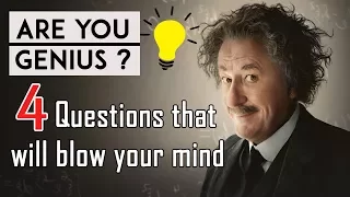 4 Mind Blowing Questions Only Genius Can a Answer-Part-1 | 95% Fail |  Genius IQ Test  |