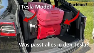 Was passt alles in den Tesla? (Model Y)