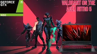 Valorant on the Acer Nitro 5 | Acer Nitro 5 Valorant FPS test