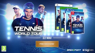 Новый трейлер и дата релиза игры Tennis World Tour!