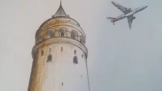Speed Drawing,  Galata Tower