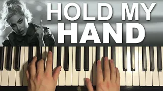 Lady Gaga - Hold My Hand (Piano Tutorial Lesson) | From “Top Gun: Maverick”