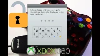 Como remover Senha parental xbox 360