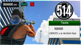Level 514 Griefer Claims To Be "Famous" But Instead Ragequits on GTA 5 Online