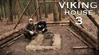 Building a Viking House with Hand Tools: Stone Clay Pit | Bushcraft Project (PART 3)