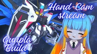 🤖We're Lining the MGSD Freedom Gundam!  [Gunpla Hand-Cam Stream]