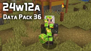 News in Data Pack Version 36 (24w12a): New Item Components! More Item Command Functionality!