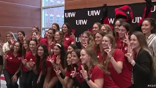 National Champs! Incarnate Word's Artistic Swimming Team honored on campus