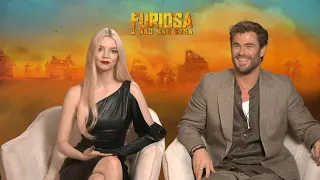 Anya Taylor-Joy, Chris Hemsworth talk Furiosa: A Mad Max Saga
