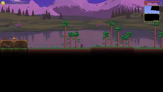 FIGHTING OUR FIRST BOSS!! - Terraria