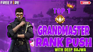 GRANDMASTER RANK PUSH ||GARENA FREE FIRE ||FULL RUSH GAMEPLAY 😮||#freefire #shorts  #viral