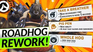 ROADHOG GAMEPLAY REWORK Reveal! New "Pig Pen" Ability - Overwatch 2 Guide