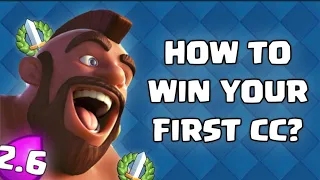 How to win your first classic challenge 2.6 HOG CYCLE - clash Royale