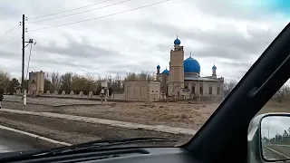 Проездом через поселок Баканас. Алматинская область. Казахстан.