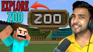 I EXPLORE ‎@TechnoGamerzOfficial  ZOO IN MINECRAFT | Mralpha13 | in Hindi