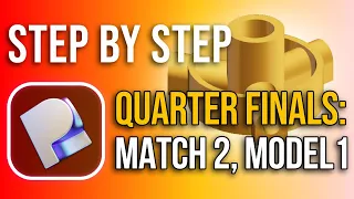 Beginner Plasticity CAD: Step By Step Tutorial - 2024 CAD vs CAD Quarter Finals Match 2, Model 1