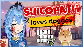 Suisei Gta Violence Spree - Suicopath talks about her love for dogs as she runs people over[Eng Sub]