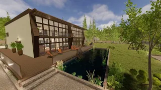 House Flipper 2 | Modern Forest House | Sandbox mode