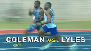 Christian Coleman vs Noah Lyles in Men's 100m Bermuda 2023