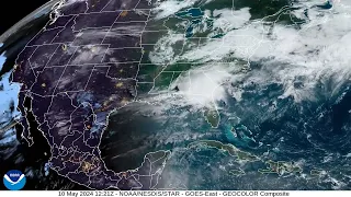 GOES-East 2024-05-10 Conus - 24 Hour Timelapse