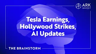 Tesla Earnings, Hollywood Strikes, AI Updates | The Brainstorm EP 07