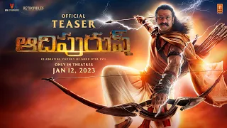 Adipurush (Official Teaser) Telugu | Prabhas | Kriti Sanon | Saif Ali Khan | Om Raut | Bhushan Kumar