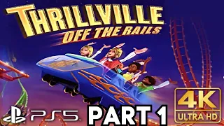 Thrillville Off the Rails Part 1 Gameplay Basics | PS5 PSP | 4K HDR (No Commentary Gaming)