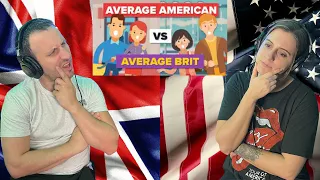 British Husband & American Wife REACT  |  The Average American vs The Average Brit