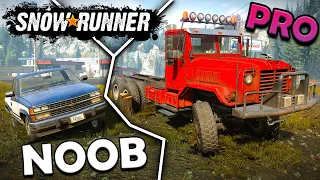 COMPLETE NOOB Attempts To Play Multiplayer Snowrunner!