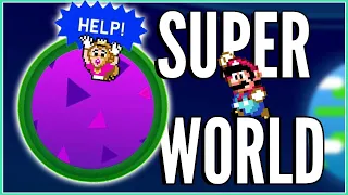 Playing A HARD Mario Maker 2 SUPER WORLD...