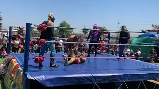 Lucha Libre at Cesar Chávez Park in Soledad California