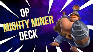 Play this OP Mighty Miner Deck For Free Wins!!!