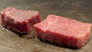 The Origin of Matsusaka beef & Omi beef- Ishigaki A5 Wagyu Teppanyaki - in Naha Okinawa Japan