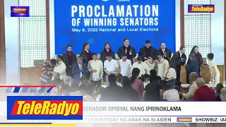 12 nanalong senador opisyal nang iprinoklama | TELERADYO BALITA (19 May 2022)