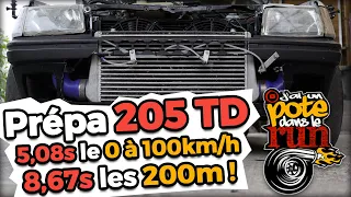 Une 205 TD de fou furieux !! 😱 elle tappe le 0 à 100 en 5,08s et 200m en 8,67s 🔥 #run974 #Trovalet