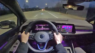 2022 Volkswagen Golf R - POV Night Drive (Binaural Audio)