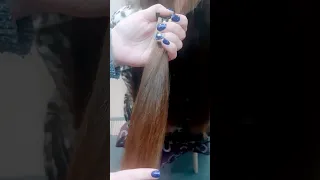 Обрезала 35см волос на благотворительность💇‍♀️ Девочка с диагнозом онко получит парик под елочку🌲