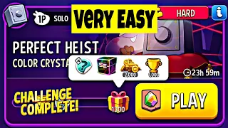 (hard) color crystals perfect heist solo challenge match masters today gameplay.