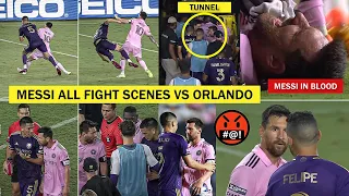 MESSI All Fight Scenes vs Orlando City! 🤬🤬