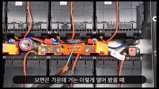 (Eng)기아 EV6 배터리모듈분리 1부/Disassembling 32modules of Kia EV6 battery pack 1/2 #EV6 #전기차배터리 #폐차 #배터리해체