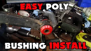 How to: Install poly bushings in your DSM suspension