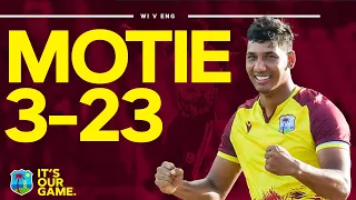 🌪️ Spin To Win! | Gudakesh Motie Takes IT20 3-Fer | West Indies v England