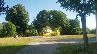 ( Tag 1/24 ) Christoph 32 Ingolstadt startet am Schrobenhausener Krankenhaus