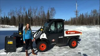 Bobcat Toolcat Snowblower Demo