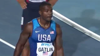 Andre De Grasse beats Justin Gatlin at IAAF World Relays 2017