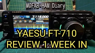 YAESU FT-710 Review 1 WEEK IN.